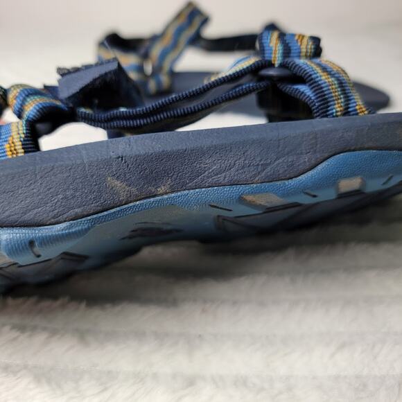 Teva Men’s Blue Sport Sandals Size 5 Strappy Outdoor Hiking Trail Water Gorpcore - Picture 10 of 12
